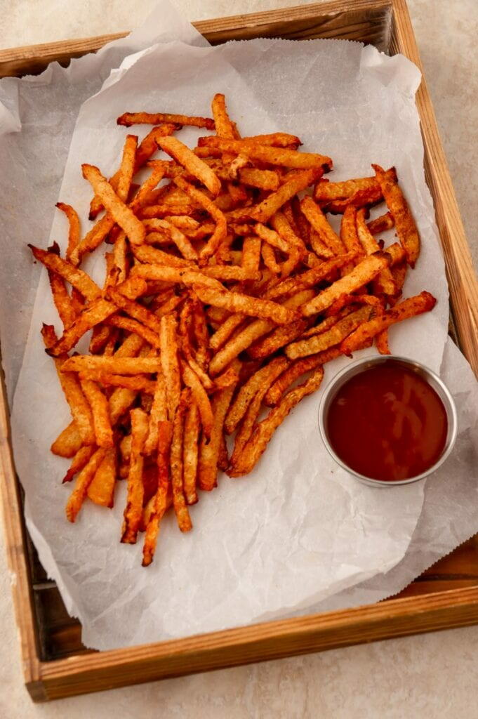 Jicama Fries Air Fryer Recipe (Low Carb)