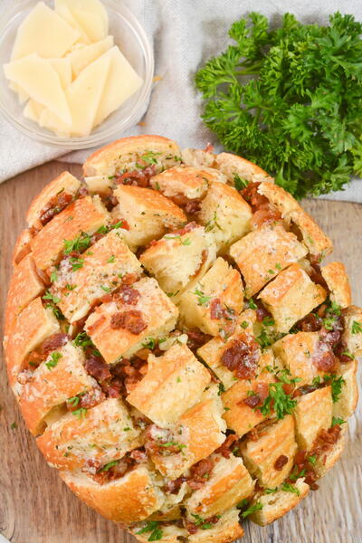 Ranch Crack Bread With Bacon