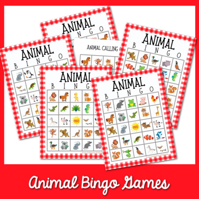 Free Animal Bingo Game For Kids