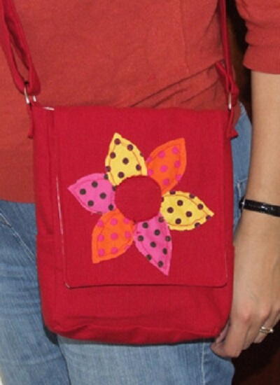 Flower Power Messenger Bag