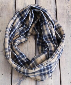 Make Your Own Fleece Infinity Scarf