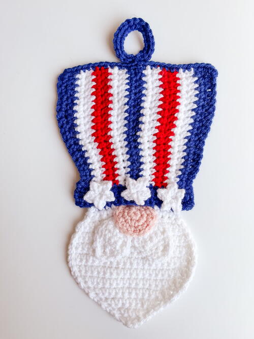 Patriotic Gnome Hot Pad