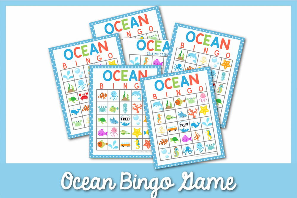 Ocean Bingo FaveCrafts Com