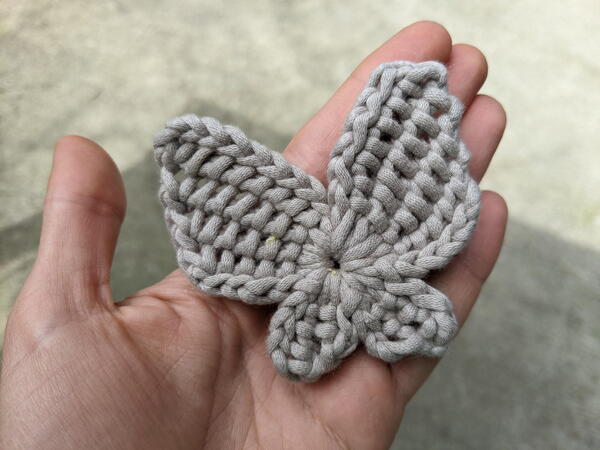 Tunisian Crochet Butterfly