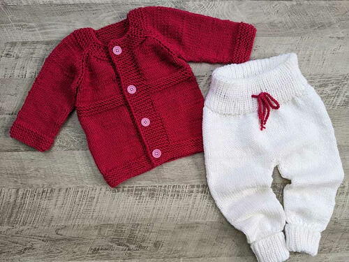 Knit Baby Cardigan