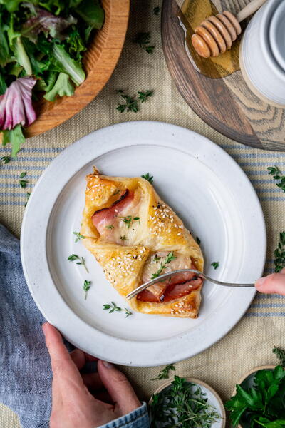 Puff Pastry Ham And Cheese Hot Pockets