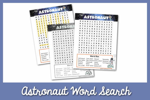 Astronaut Word Search