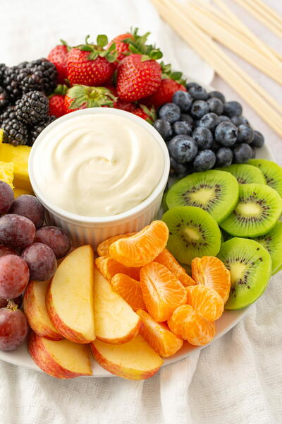 Marshmallow Fluff Fruit Dip