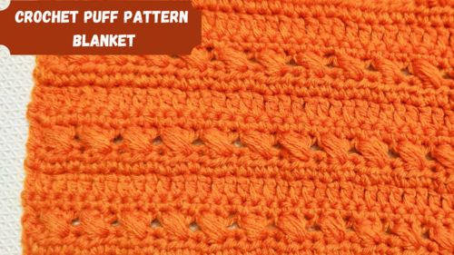 Easy Crochet Puff Pattern Blanket