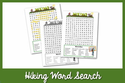 Hiking Word Search