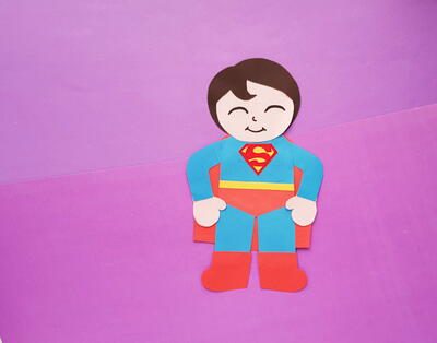 Papercraft Superman