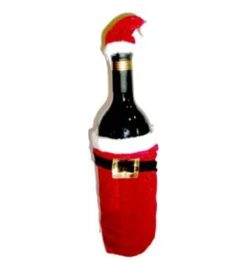 Santa Bottle Cover