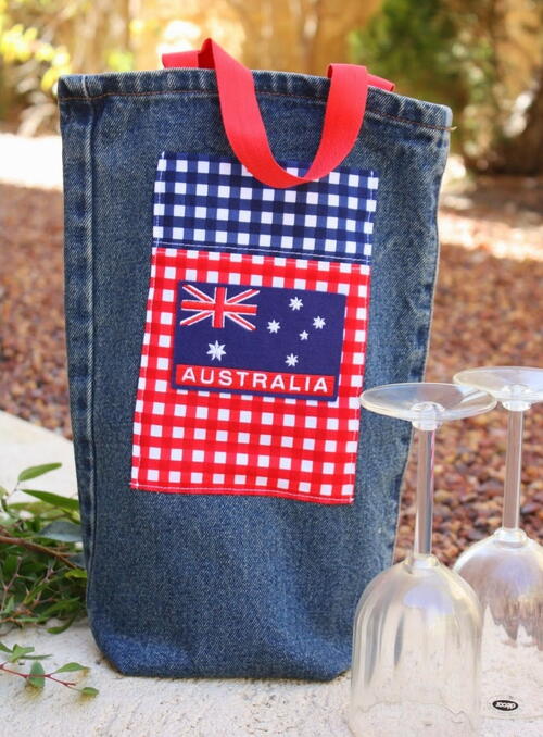 Australia Day Wine Tote