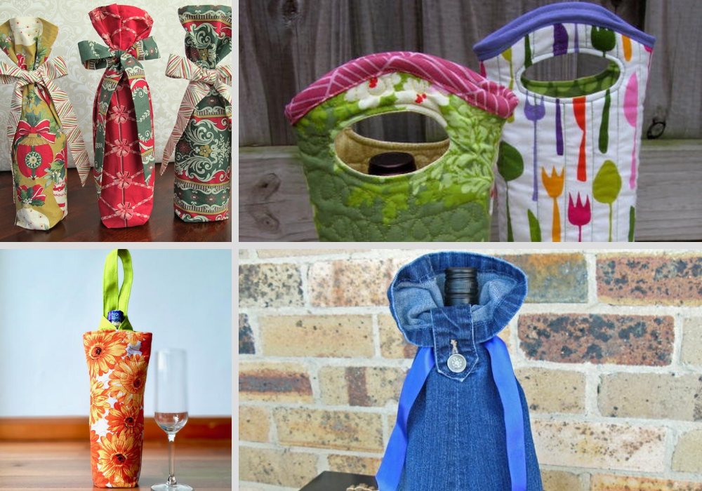20 Wine Bag Patterns To Sew AllFreeSewing Com
