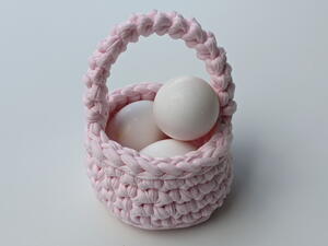 Easter Crochet Mini Basket