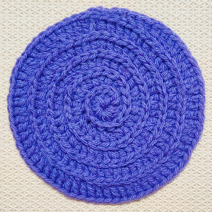 Crochet Seamless Spiral Circle With Raised Ridges | AllFreeCrochet.com