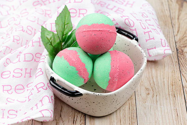 How To Make A Watermelon Bath Bomb