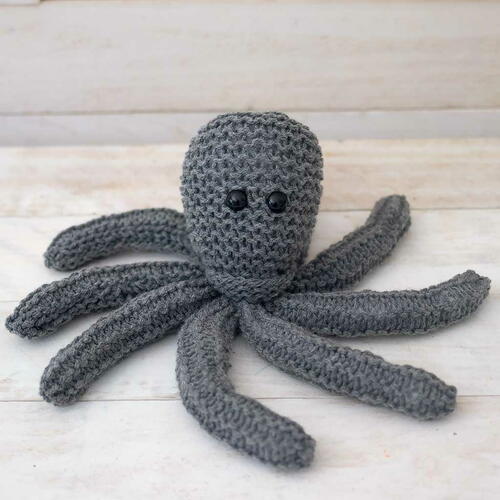 Flat Knit Octopus