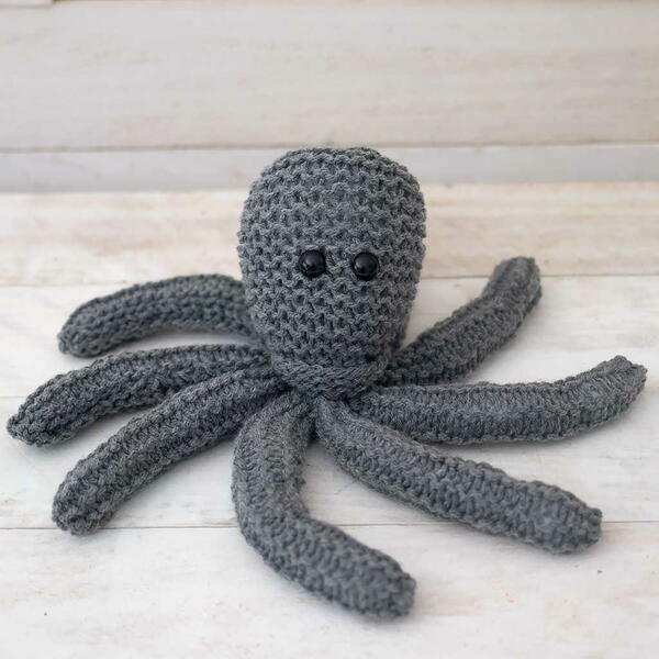 Flat Knit Octopus