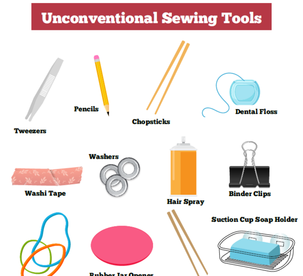14+ Unconventional Sewing Tools & Hacks