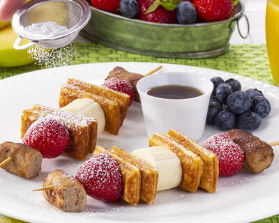 French Toast Kabobs