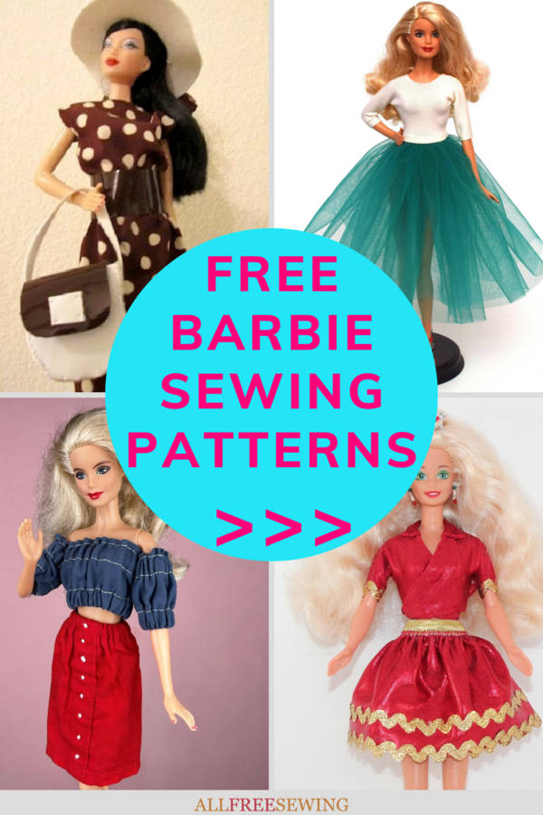 10 Free Barbie Sewing Patterns | AllFreeSewing.com 10 Free Barbie Sewing Patterns | AllFreeSewing.com