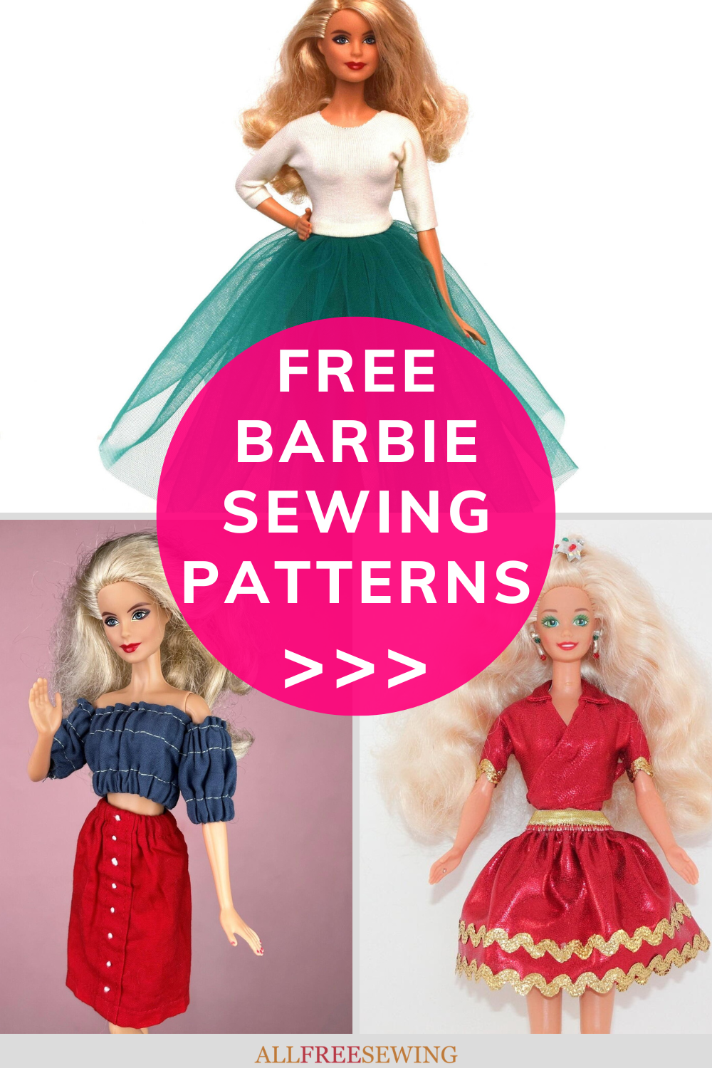 10 Free Barbie Sewing Patterns | AllFreeSewing.com