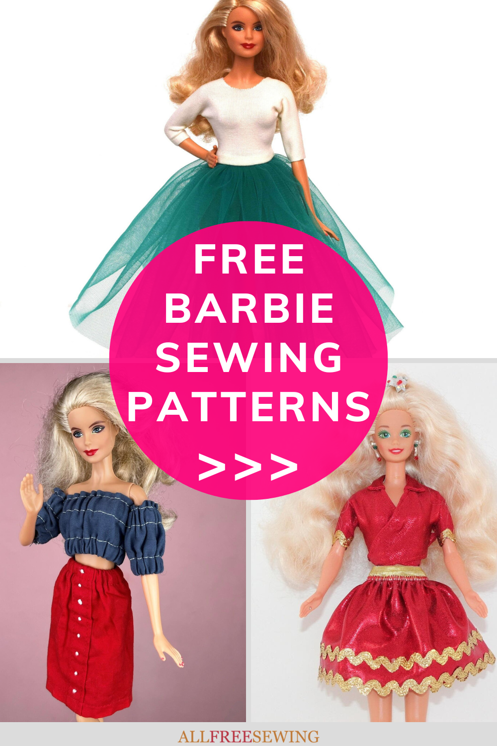 10 Free Barbie Sewing Patterns AllFreeSewing Com