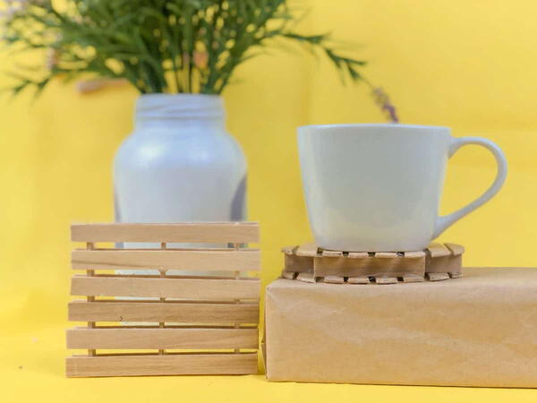 Diy Coasters Made With Popsicle Sticks