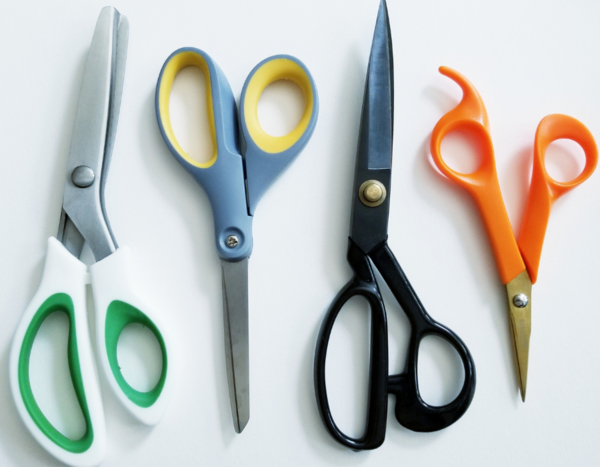 Image shows a selection of scissors.