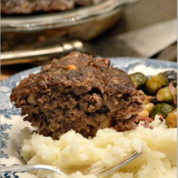 Easy Meatloaf from Leftover Cornbread Stuffing