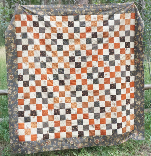 Quick Halloween Quilt