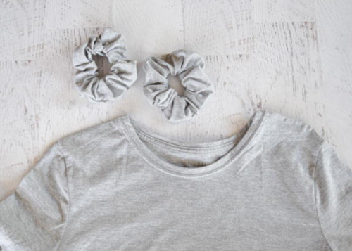 How To Make Scrunchies From T-shirts