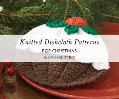 Knitted Dishcloth Patterns for Christmas