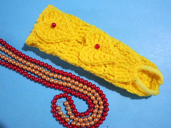 Crochet 3 D Heart St- Stitch Pattern Of Heart For Headband
