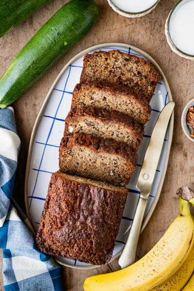 Zucchini Banana Bread