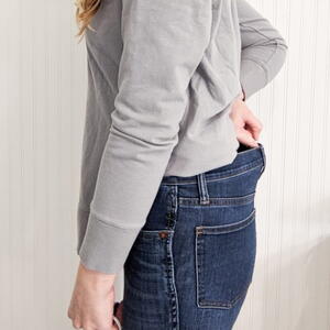 How To Take In The Waist Of Jeans With Elastic