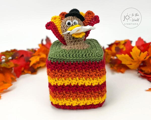 Crochet Turkey Tissue Dispenser Pattern