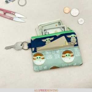 Grogu Double Zipper Coin Purse Tutorial