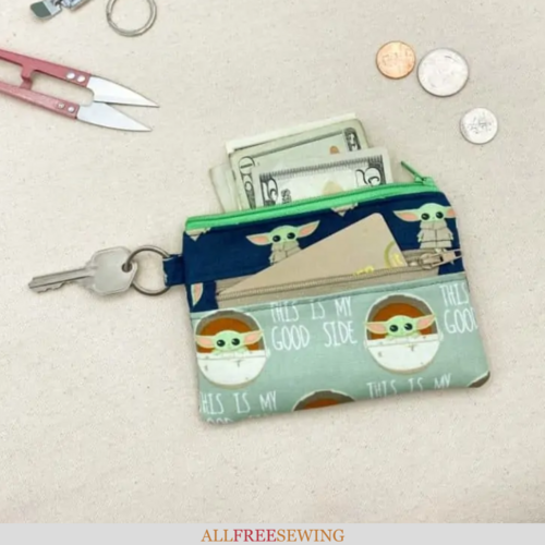 DIY Easy Earphone Pouch - Sewing Gifts ideas | Small Zipper Pouch Coin Purse  Tutorial [sewingtimes]