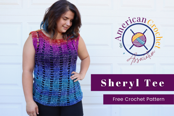 Sheryl Tee: Beginner Friendly Crochet Top In 4 Sizes