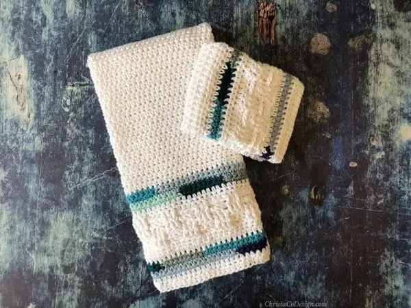 Sea Glass Towel & Washcloth