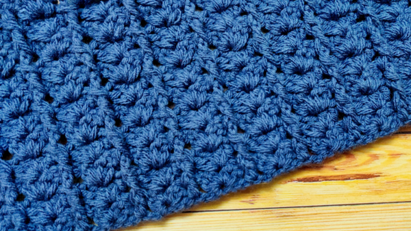 Easy And Quick Crochet Blanket With Raised Texture