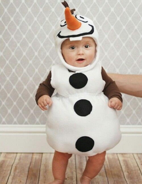 Olaf Baby Halloween Costume | AllFreeSewing.com