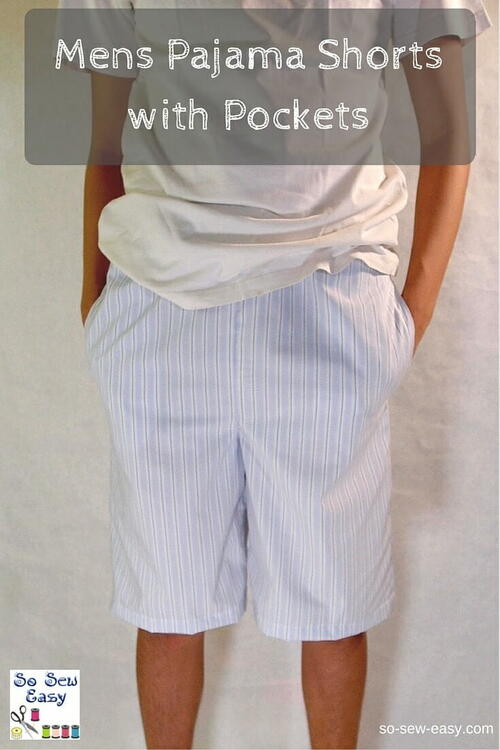 Mens Pajama Shorts With Pockets