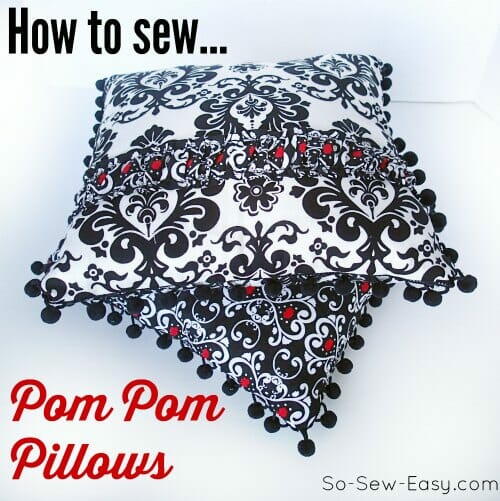 Make Pom Pom Pillows