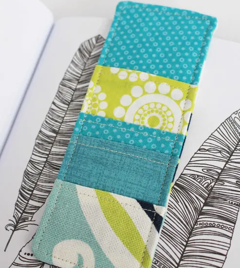 Scrap Fabric Bookmark