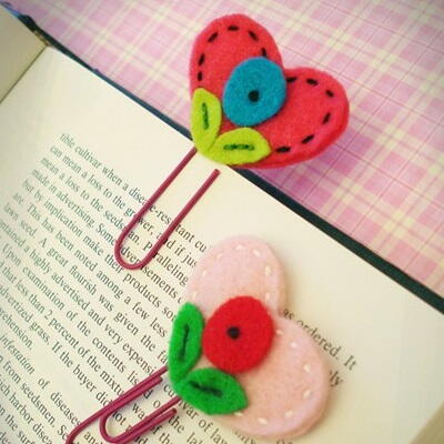 I Heart Reading Bookmark