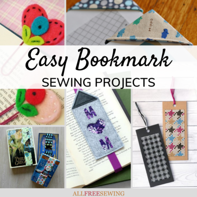 31 Easy Sew Bookmarks