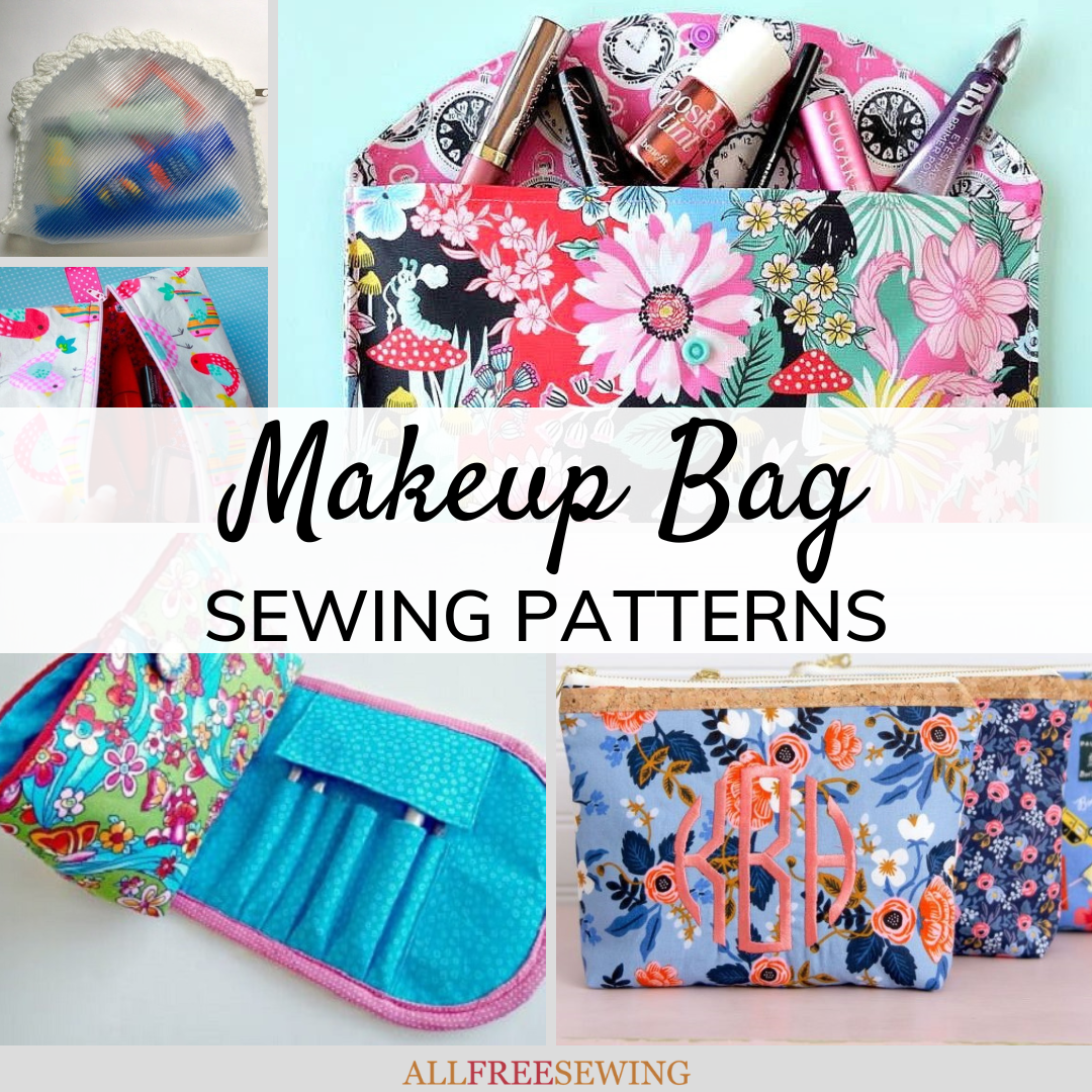 travel makeup bag sewing pattern